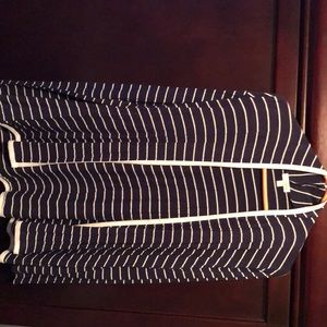 Light Navy/white cardigan Charming Charlie’s